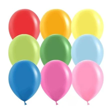 Шар воздушный латекс (набор 25шт) Пастель Ассорти 12"