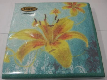 Салфетки бумажные Лори Триумф 3-х слойные 33*33 56255 (16)