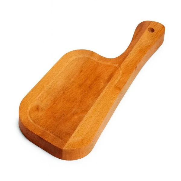 Доска разделочная 15*40*1,7см бук ХОЗЯЮШКА фигурная топор (10)