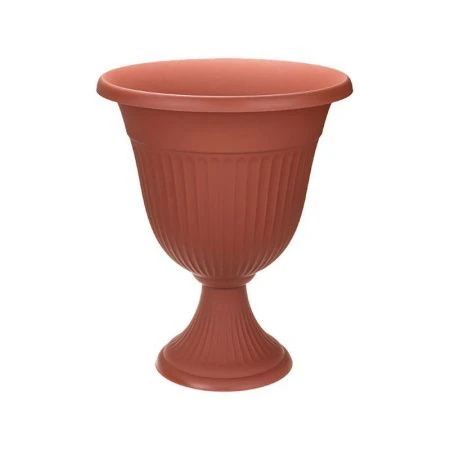 Вазон 5,5л d300мм пластик ЛИВИЯ терракот высокий (10)