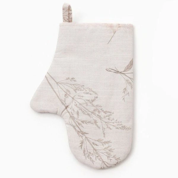 Прихватка-рукавица 100% хлопок 20*27см Этель Flower herbarium  10283405