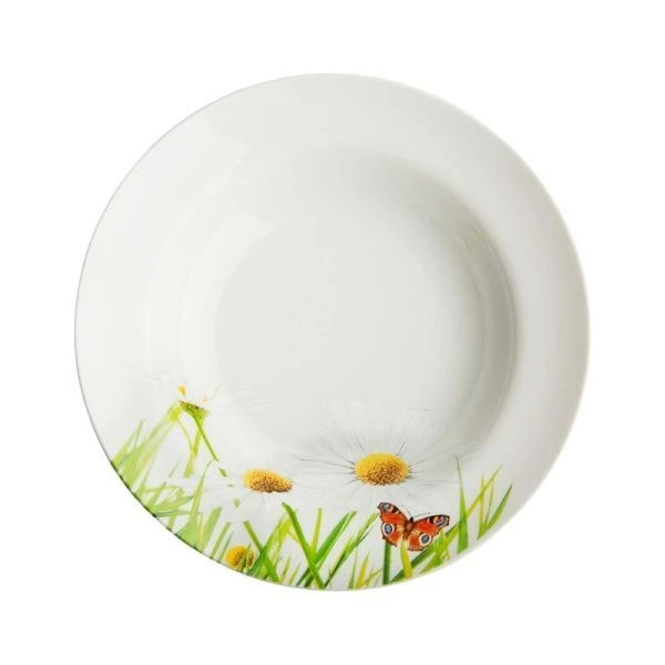 Тарелка глубокая 20см фарфор РОМАШКА Идиллия (20)