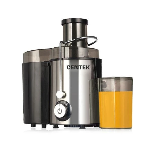 Соковыжималка эл. нерж.сталь Centek CT-1209 черная 600Вт, стакан 500мл, 2 скорости (4)