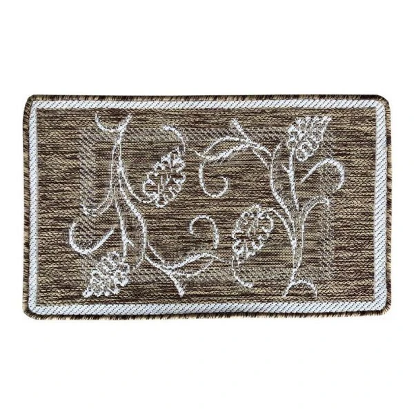 Циновка 80*150см полипропилен/хлопок ЭКО ЛЮКС бежевая