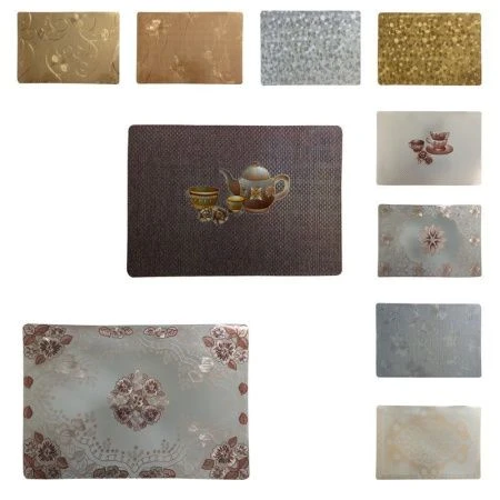 Термосалфетка 12*18 (30*45см*0,6мм) ПВХ 8145 металлик (300)