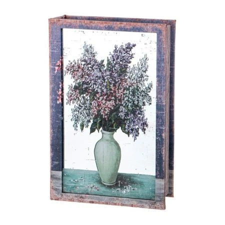 Шкатулка-книга 27*18*7см МДФ/полиуретан/стекло (6)