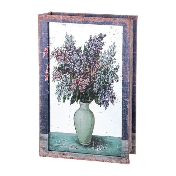 Шкатулка-книга 27*18*7см МДФ/полиуретан/стекло (6)