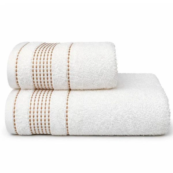 Полотенце махровое 50*90см SPORTY кремовый 400гр