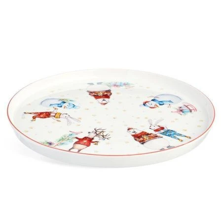 Тарелка мелкая 26см фарфор Winter Story обеденная (24)