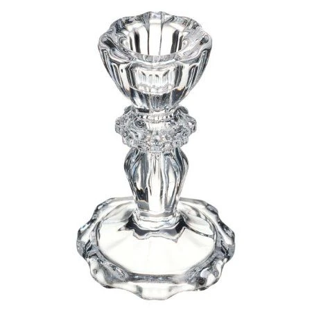 Подсвечник 7*7*10,3см стекло Ice (24)