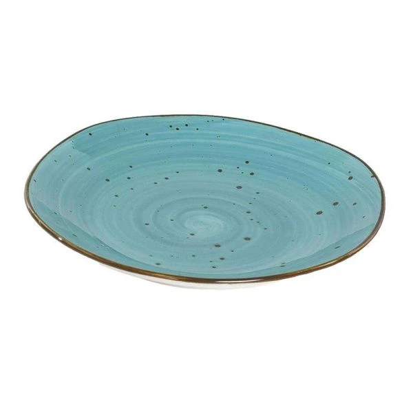 Тарелка мелкая 26см фарфор SAMOLD БИРЮЗА 206-55002 (6)