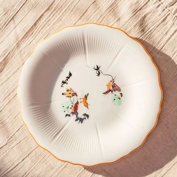 Тарелка мелкая 18см фарфор Masquerade десертная MSQ-18 (36)