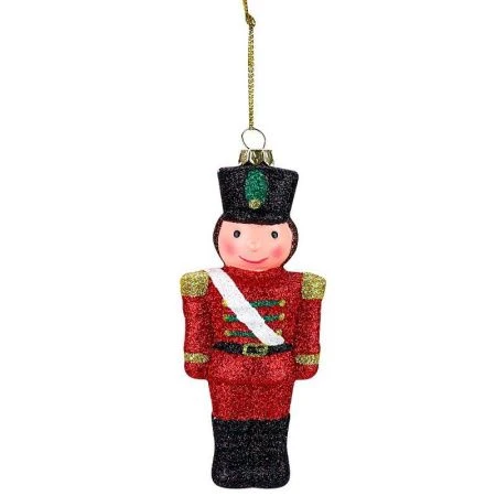 Новогоднее подвесное украшение Новогодний часовой, 5,7*3,7*12,9 см