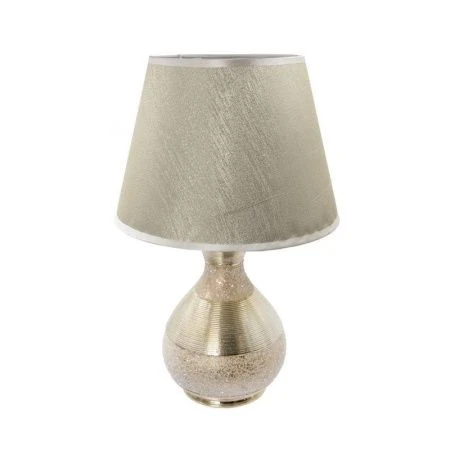 Лампа настольная с абажуром керамика 25*25*41см Е14, шнур 1м (24)
