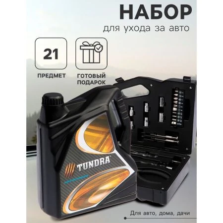 Набор инструментов металл 21пр в пласт.кейсе Канистра TUNDRA (50)