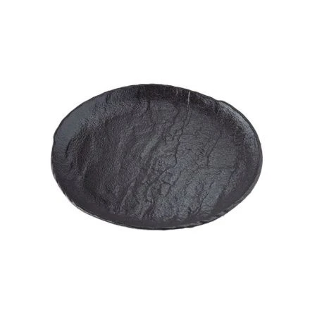 Блюдо 30,5см фарфор Slatestone черный круглое WL-661128/A (2/12)