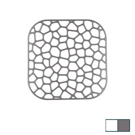 Решетка в раковину 30*30*0,4см пластик квадратная (40)