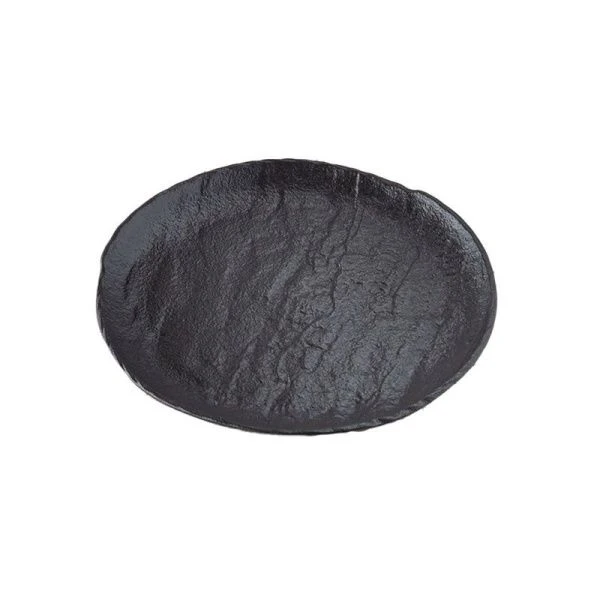 Блюдо 30,5см фарфор Slatestone черный круглое WL-661128/A (2/12)