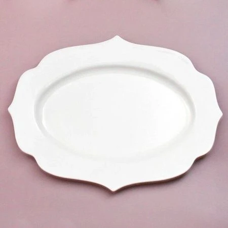 Блюдо 35*25,7*2,5см фарфор Belle овальное (12)
