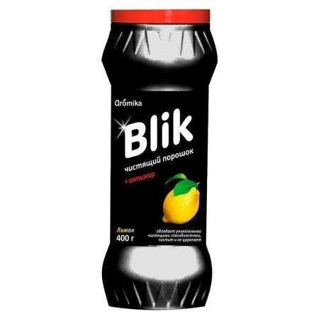 Чистящий порошок 400г BLIK ЛИМОН АНТИЖИР (20) Чистящий порошок 400г BLIK ЛИМОН АНТИЖИР (20)