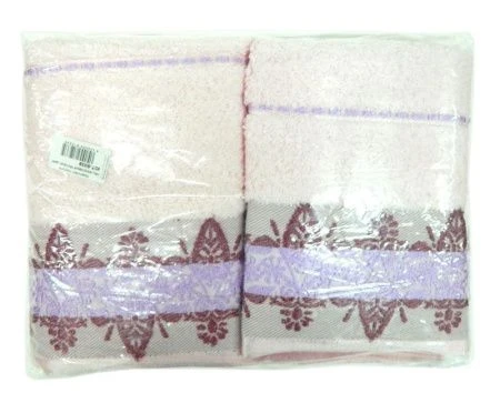 яяяНабор полотенец махровых Милано  розовый