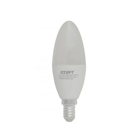 Лампа светодиодная стекло СТАРТ LEDCandle 10W-E14 (холодный белый свет) 65WS (10/100)