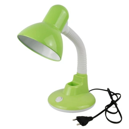 Лампа настольная с выключателем салатовая 49см (24)