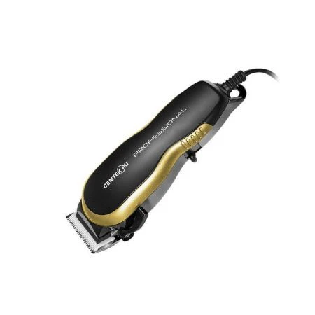 Машинка для стрижки пластик Centek CT-2125 черный/золото 10Вт, керам.ножи, 4 насадки (10)