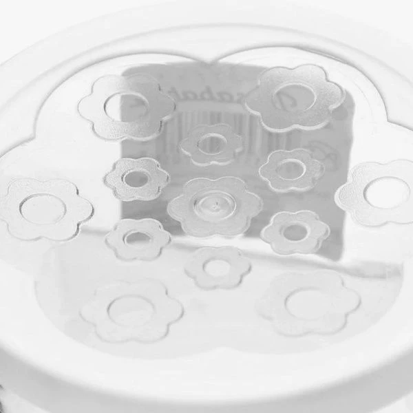 Банка 220мл стекло БЕЙСИК с белой пласт.крышкой (12)