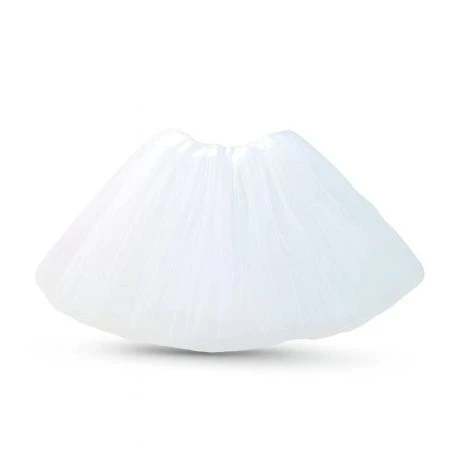 Юбка карнавальная h32см d50см текстиль белая/JC-16954 (120)