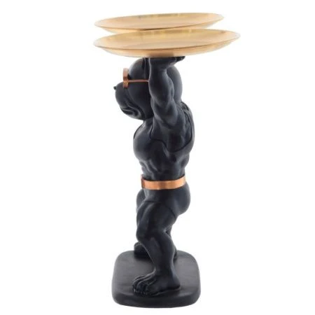 Подставка для мелочей Собака с подносом 30*14*26,5см металл (8)