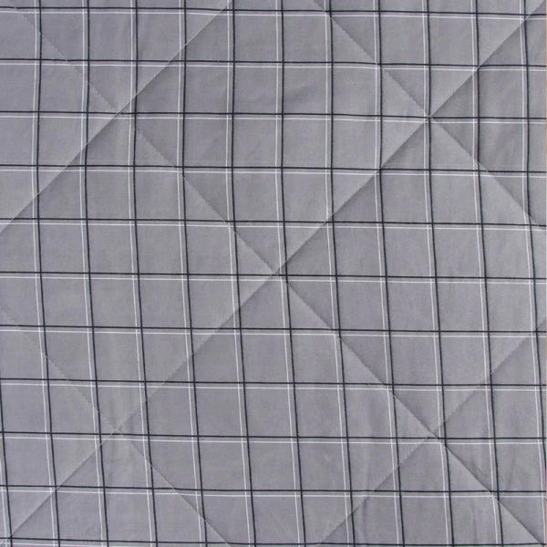 Покрывало евро 200*210±5 новосатин 100% п/э LoveLife Gray cage