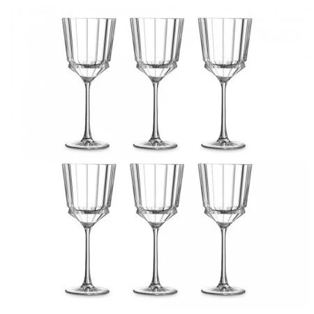 Бокалы для вина набор 6шт 250мл Хрусталь МАКАССАР (6)