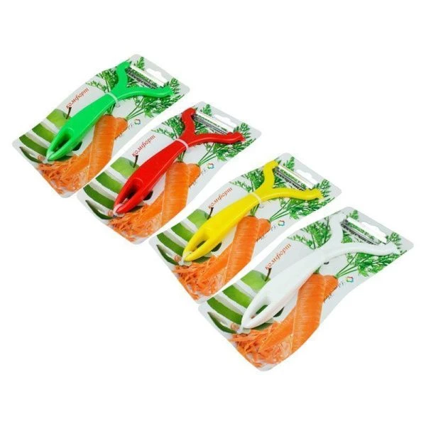 Овощечистка пластик/металл поперечная Комфорт (68) ВЫВОД