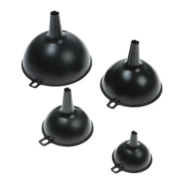 Набор воронок d55/75/95/115мм пластик OKTAN черный (35)