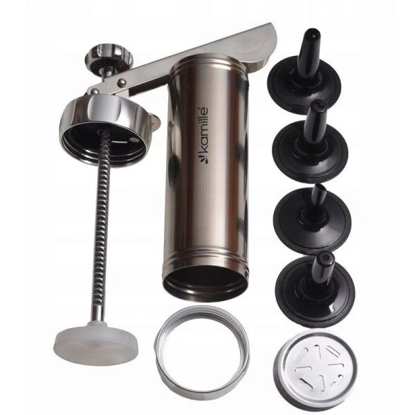 Шприц кондитерский 24 насадки 21*15,5*5,5см нерж.сталь (24)