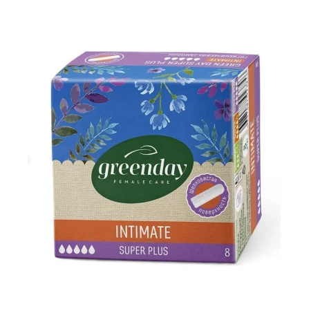 Тампоны 8шт Super Plus GREEN DAY (36)