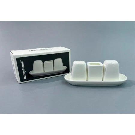 Набор для специй 3пр 16*6,5*7см фарфор 393г подар.уп BW20-22/4C/JC-18303 (48)