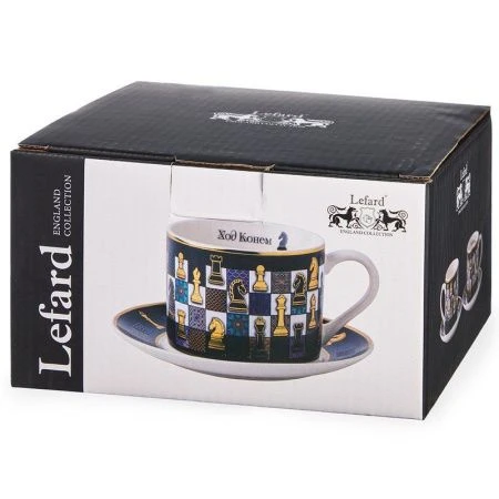 Чайный набопр 2пр фарфор ХОД КОНЁМ на 1 персону 260мл (18)