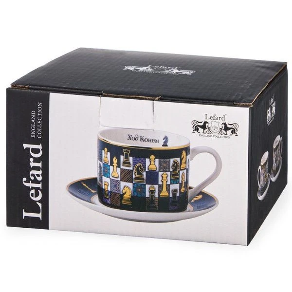 Чайный набопр 2пр фарфор ХОД КОНЁМ на 1 персону 260мл (18)