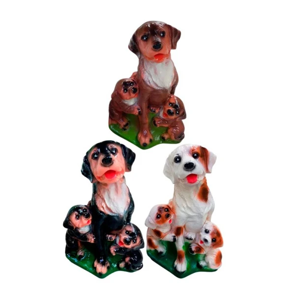 Фигура садовая СЕМЕЙКА долматин 21*23*36см гипс