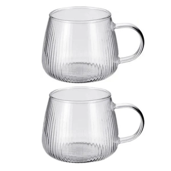 Кружки набор 2шт 430мл стекло Franco 93-FR-BR-02-430 (12)