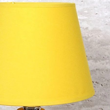 Лампа настольная с абажуром керамика 35см зеленый/желтый YM220312 (24)