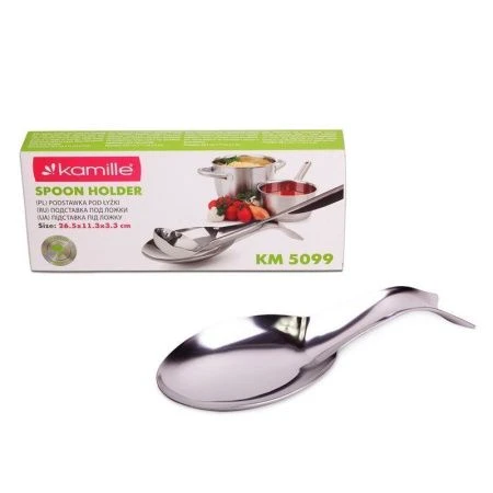 Подставка под ложку 26,5*11,3*3,3см нерж.сталь