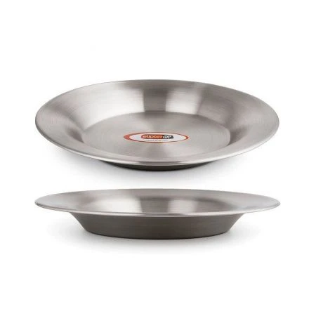 Тарелка 24см h3,1см нерж.сталь ПРО JC-18129 (240)