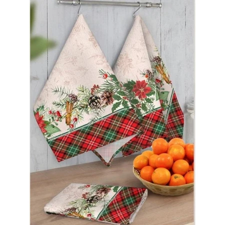 Полотенце кухонное рогожка 45*70см LeSonnet рис. 500018 Холли