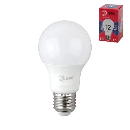 Лампа светодиодная стекло LED A60-12W-865-E27 R ЭРА (холодный свет) Б0045325