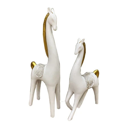 Фигурка Лошади набор 2шт. 36х13х6/27х16х5см W8000-167 (6)