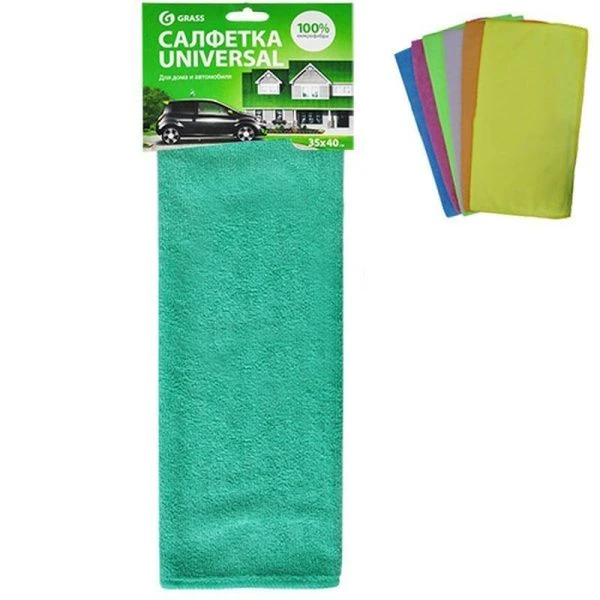 Салфетка микрофибра универсальная 35*40см (1)