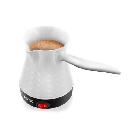 Турка эл 1000Вт 200мл Centek CT-1097 белый